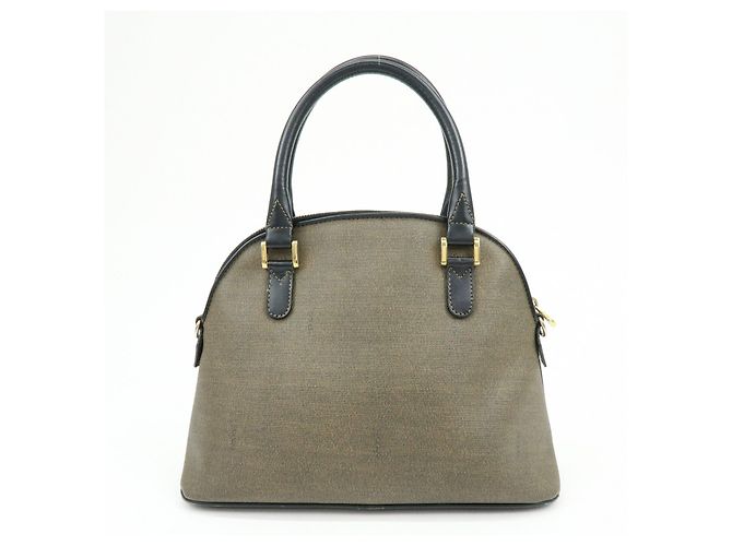 FENDI Borsa 2Way in pelle Borsa a mano Borsa a tracolla Borsa crossbody Marrone - vista 2