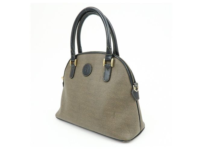 FENDI Borsa 2Way in pelle Borsa a mano Borsa a tracolla Borsa crossbody Marrone - vista 3