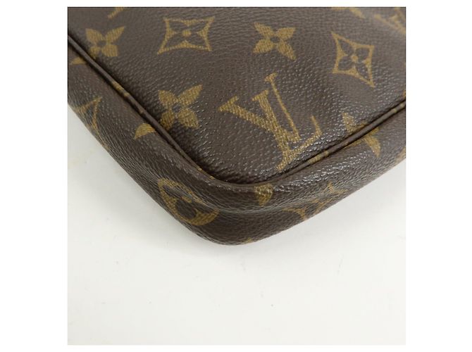 Louis Vuitton Monogram Pochette Accessoires Pouch Hand Bag M51980 - vista 10
