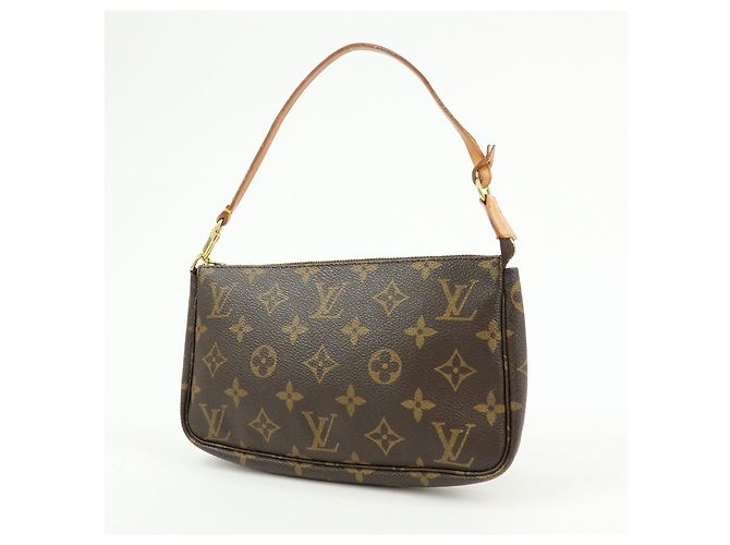 Louis Vuitton Monogram Pochette Accessoires Pouch Hand Bag M51980 - vista 3