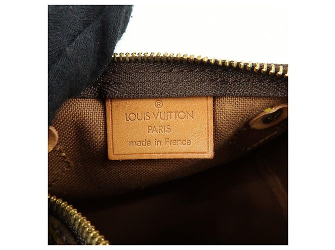 Borsa a mano Louis Vuitton Monogram Mini Speedy e tracolla marrone M41534 - vista 21