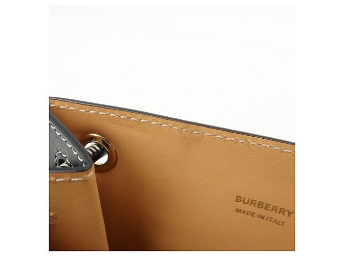 BURBERRY Borsa a tracolla in pelle Pochette piatta Nera - vista 19