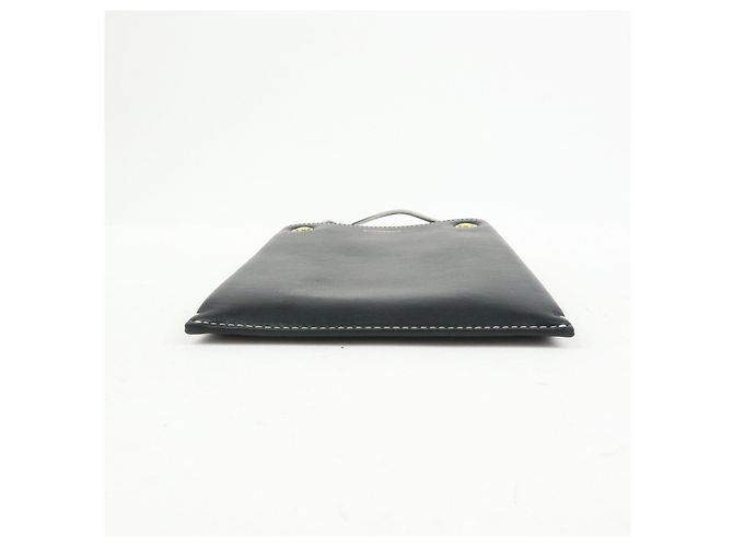 BURBERRY Borsa a tracolla in pelle Pochette piatta Nera - vista 5