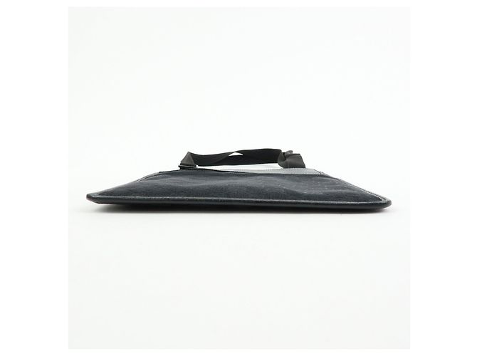 GUCCI Borsa a tracolla e a spalla in pelle e tela GG Nera 27639 - vista 5