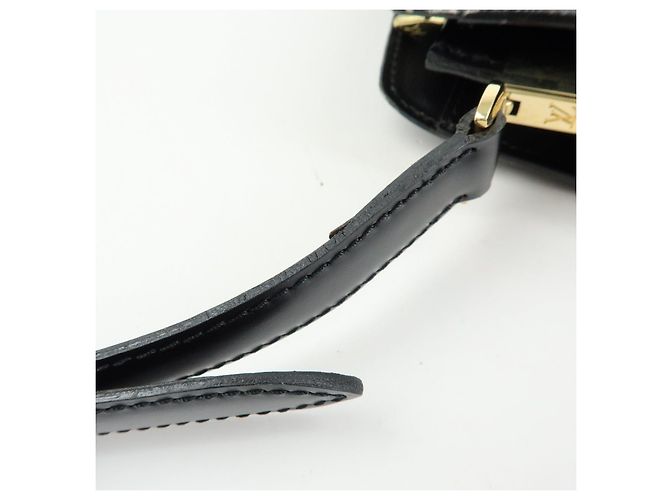 Borsa a tracolla e spalla Louis Vuitton Epi Capuchin Noir Black M52342 - vista 10