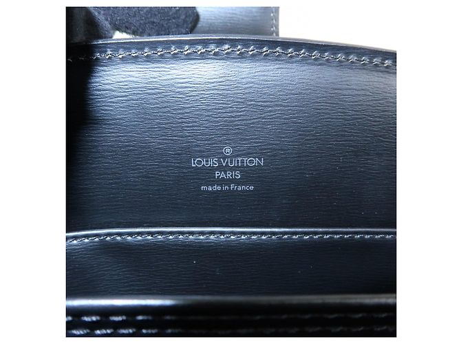 Borsa a tracolla e spalla Louis Vuitton Epi Capuchin Noir Black M52342 - vista 23