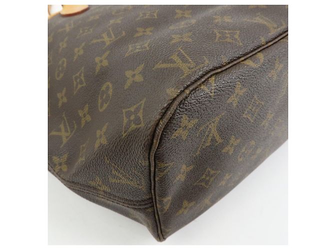 Borsa a Spalla Louis Vuitton Monogram Neverfull MM Marrone M40156 - vista 13
