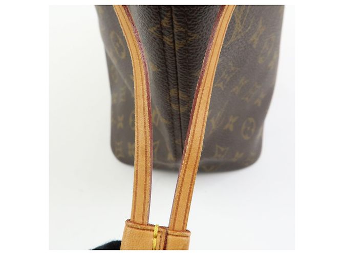 Borsa a Spalla Louis Vuitton Monogram Neverfull MM Marrone M40156 - vista 18