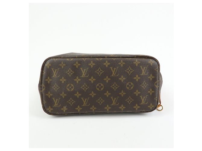 Borsa a Spalla Louis Vuitton Monogram Neverfull MM Marrone M40156 - vista 5