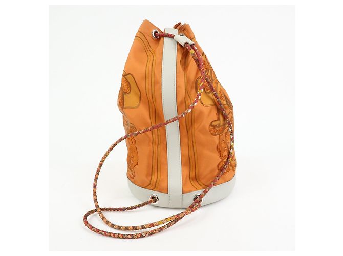 Hermès HERMES Borsa a tracolla Silk Taurillon Sac SoieCool22 Punzonatura □O Arancione - vista 2