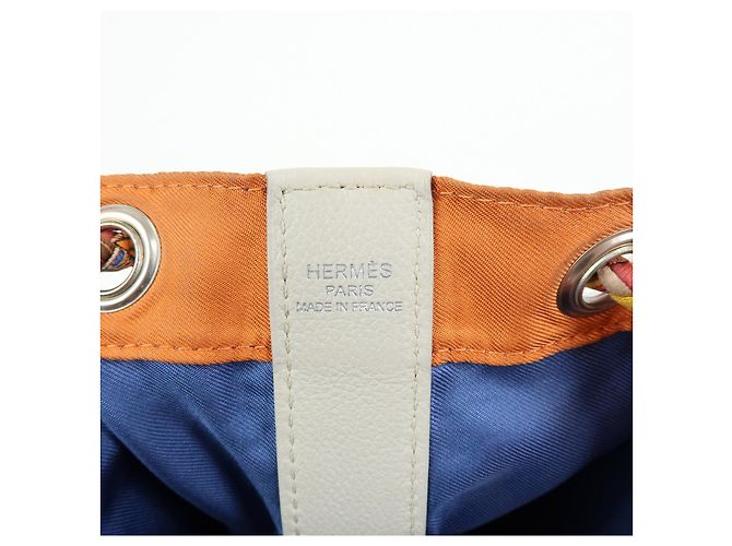 Hermès HERMES Borsa a tracolla Silk Taurillon Sac SoieCool22 Punzonatura □O Arancione - vista 22