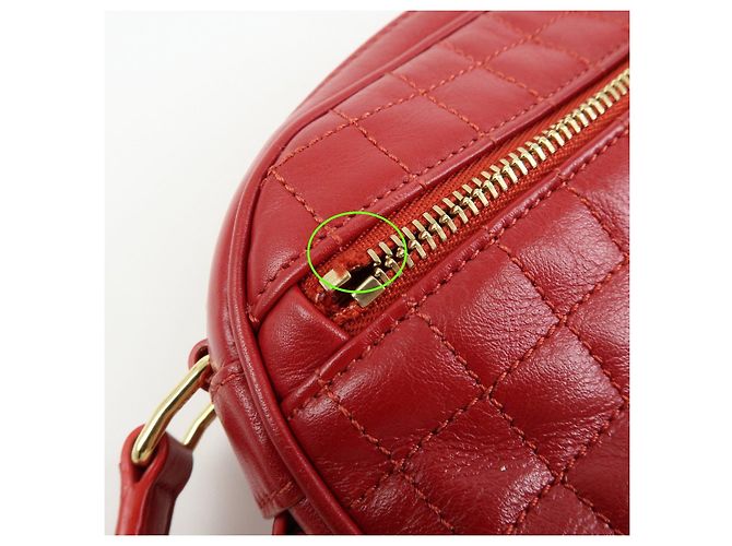 Céline CELINE Borsa a spalla in pelle Borsa a tracolla C Charm Red - vista 19