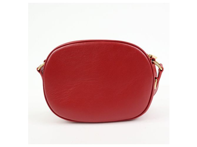Céline CELINE Borsa a spalla in pelle Borsa a tracolla C Charm Red - vista 2
