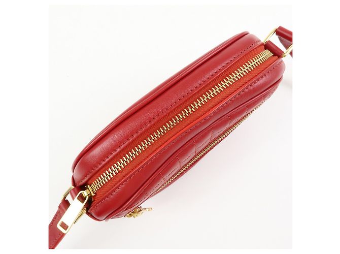 Céline CELINE Borsa a spalla in pelle Borsa a tracolla C Charm Red - vista 21