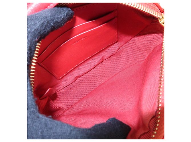 Céline CELINE Borsa a spalla in pelle Borsa a tracolla C Charm Red - vista 22