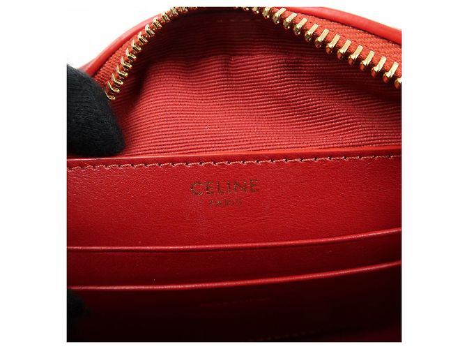 Céline CELINE Borsa a spalla in pelle Borsa a tracolla C Charm Red - vista 23