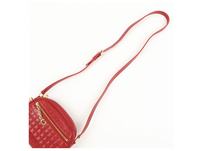 Céline CELINE Borsa a spalla in pelle Borsa a tracolla C Charm Red - vista 6