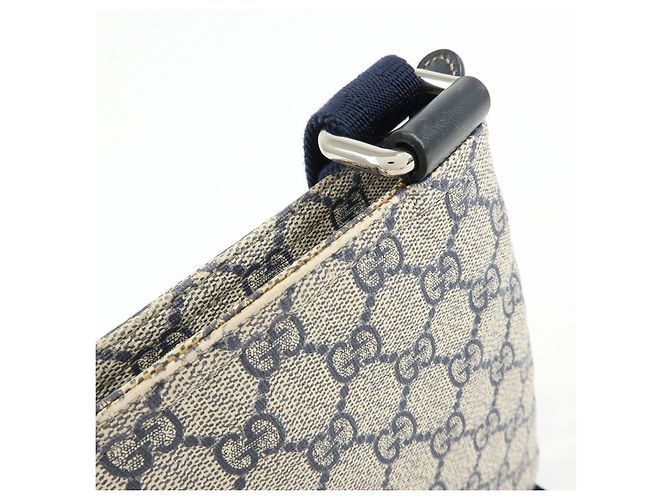 GUCCI Borsa a tracolla e a spalla in pelle GG Supreme Beige 201538 - vista 16