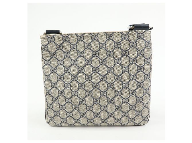 GUCCI Borsa a tracolla e a spalla in pelle GG Supreme Beige 201538 - vista 2