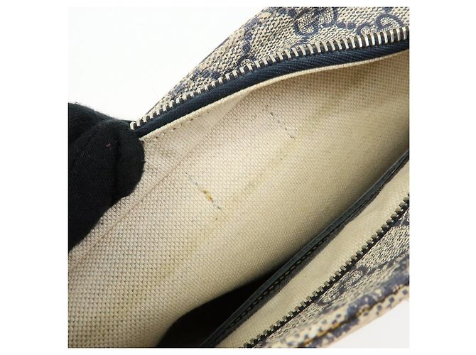 GUCCI Borsa a tracolla e a spalla in pelle GG Supreme Beige 201538 - vista 22