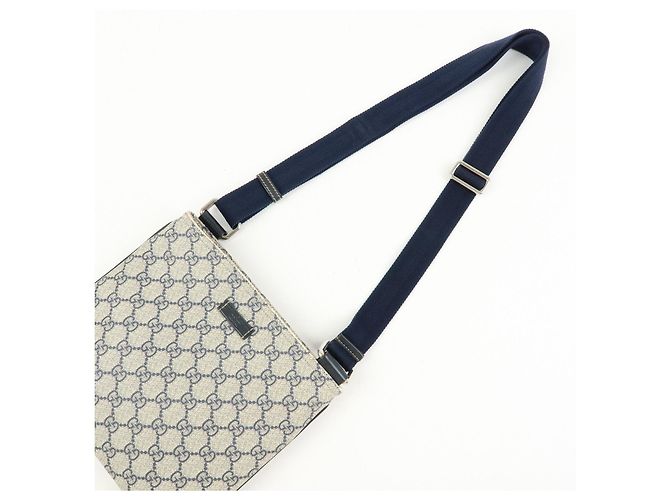 GUCCI Borsa a tracolla e a spalla in pelle GG Supreme Beige 201538 - vista 6