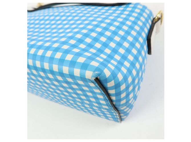 FENDI By The Way Borsa a tracolla 2Way in pelle Gingham Plaid 8BL145 - vista 15