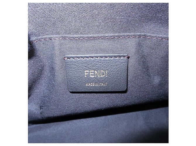 FENDI By The Way Borsa a tracolla 2Way in pelle Gingham Plaid 8BL145 - vista 23