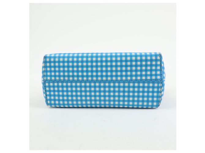 FENDI By The Way Borsa a tracolla 2Way in pelle Gingham Plaid 8BL145 - vista 5
