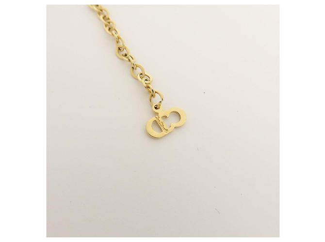 Collana in metallo con ciondolo a cuore logo Christian Dior Oro - vista 11