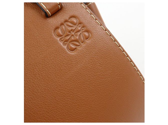 Borsa Mini 2Way LOEWE Anagram Hammock in pelle di vitello e cotone con coulisse - vista 17