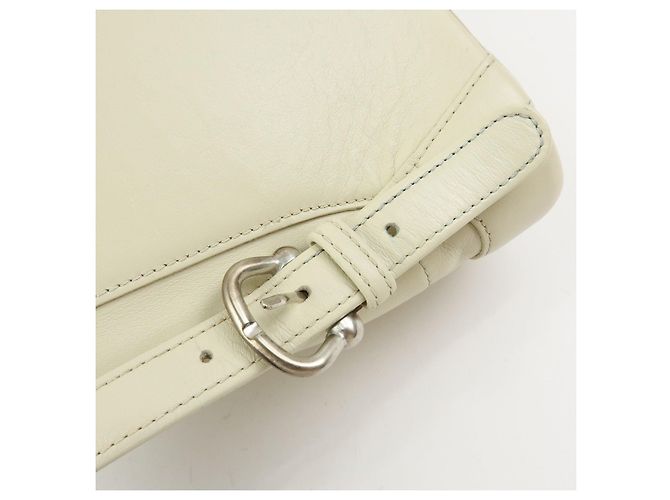 LOEWE Anagram Anton Leder-Rucksack Ivory - Ansicht 10