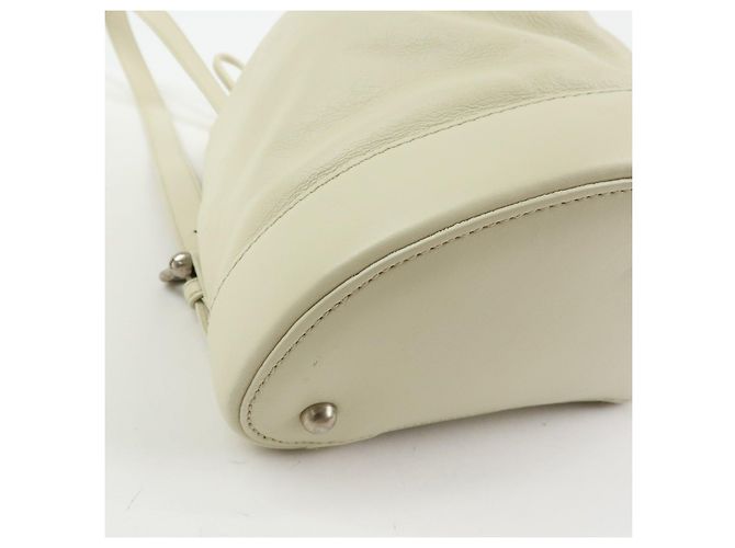 LOEWE Anagram Anton Leder-Rucksack Ivory - Ansicht 11