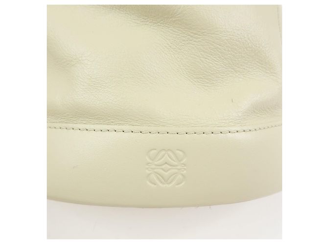 LOEWE Anagram Anton Leder-Rucksack Ivory - Ansicht 16