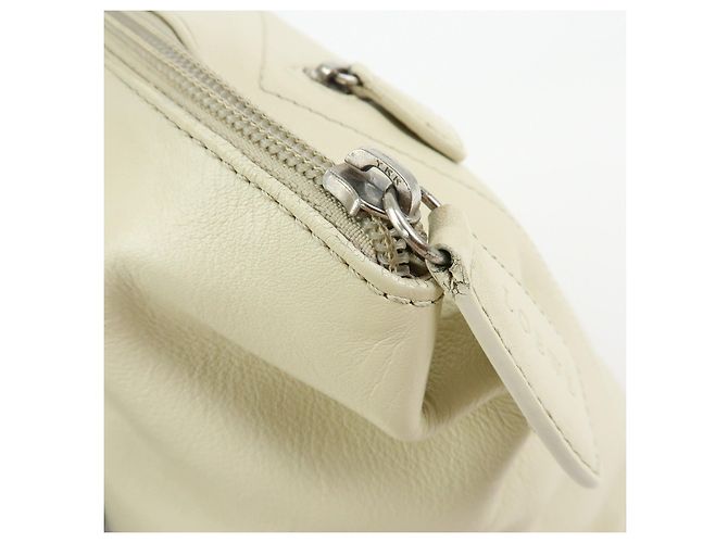 LOEWE Anagram Anton Leder-Rucksack Ivory - Ansicht 18
