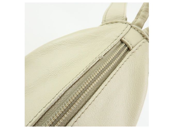LOEWE Anagram Anton Leder-Rucksack Ivory - Ansicht 19