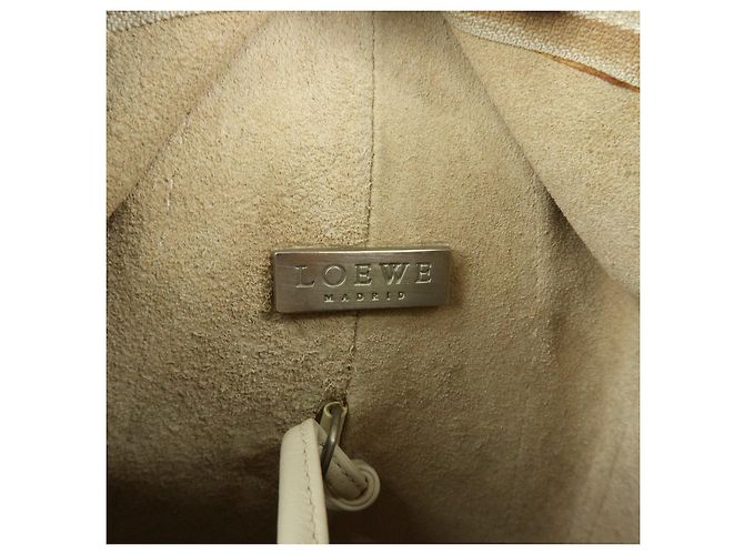 LOEWE Anagram Anton Leder-Rucksack Ivory - Ansicht 24