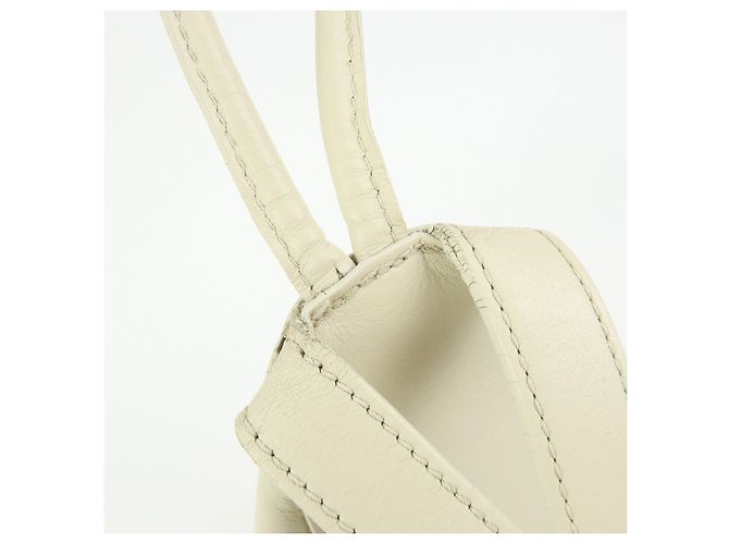 LOEWE Anagram Anton Leder-Rucksack Ivory - Ansicht 8