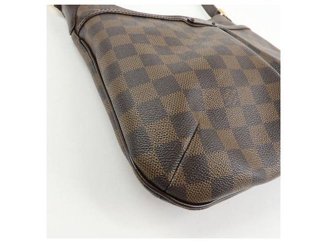 Borsa a tracolla Louis Vuitton Damier Bloomsbury PM Marrone N42251 - vista 11