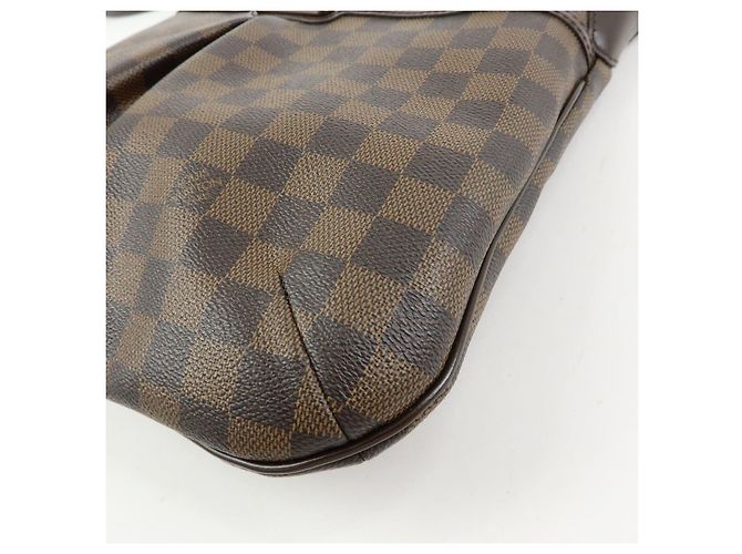 Borsa a tracolla Louis Vuitton Damier Bloomsbury PM Marrone N42251 - vista 12
