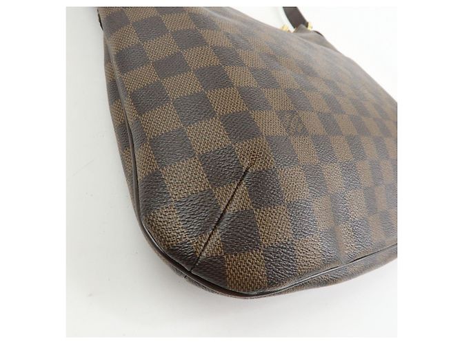 Borsa a tracolla Louis Vuitton Damier Bloomsbury PM Marrone N42251 - vista 13