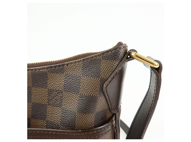 Borsa a tracolla Louis Vuitton Damier Bloomsbury PM Marrone N42251 - vista 14