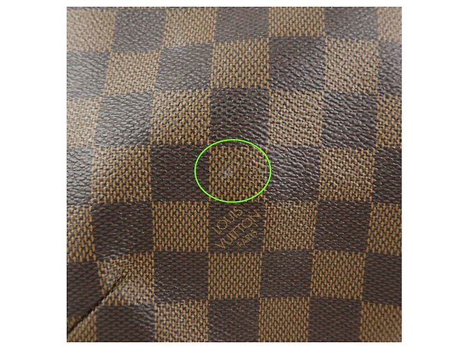 Borsa a tracolla Louis Vuitton Damier Bloomsbury PM Marrone N42251 - vista 18