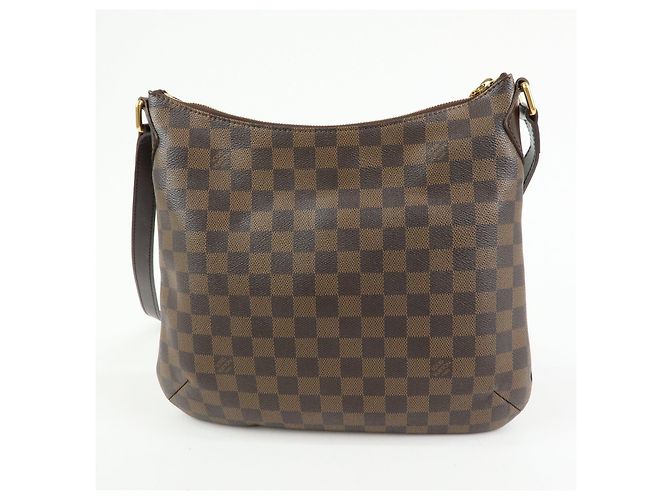 Borsa a tracolla Louis Vuitton Damier Bloomsbury PM Marrone N42251 - vista 2