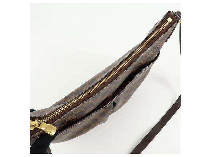 Borsa a tracolla Louis Vuitton Damier Bloomsbury PM Marrone N42251 - vista 20