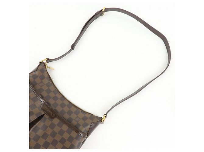 Borsa a tracolla Louis Vuitton Damier Bloomsbury PM Marrone N42251 - vista 6