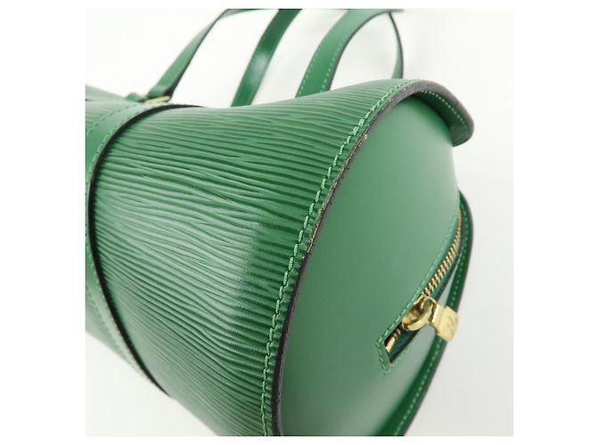 Borsa a mano Louis Vuitton Epi Soufflot Borneo Green M52224 - vista 13