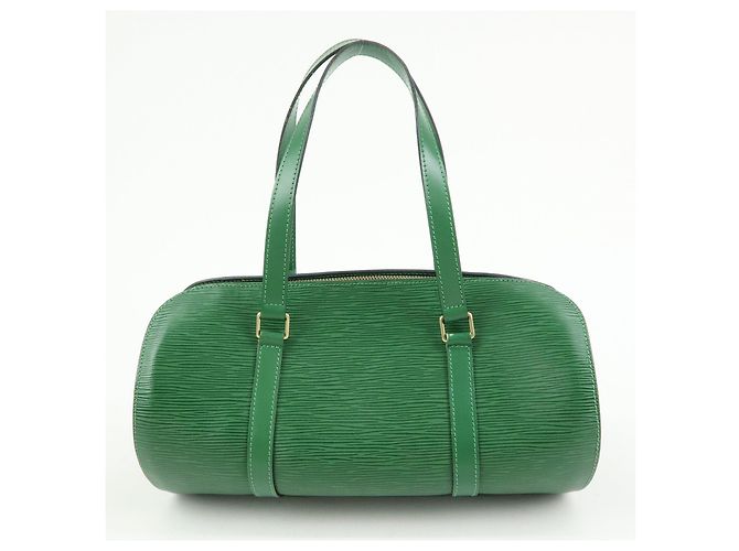 Borsa a mano Louis Vuitton Epi Soufflot Borneo Green M52224 - vista 2