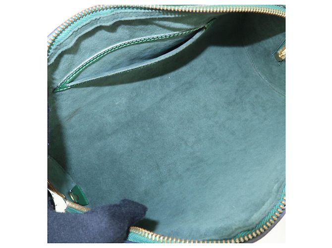 Borsa a mano Louis Vuitton Epi Soufflot Borneo Green M52224 - vista 21
