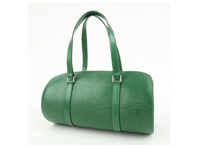 Borsa a mano Louis Vuitton Epi Soufflot Borneo Green M52224 - vista 3