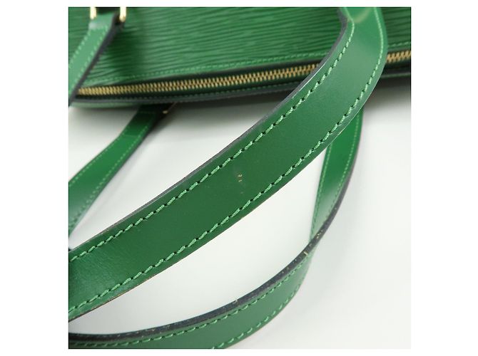 Borsa a mano Louis Vuitton Epi Soufflot Borneo Green M52224 - vista 7